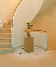 Treppenhaus gefliest